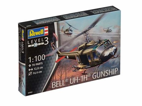 Elicottero Bell Uh-1H Gunship 1:100 - 4