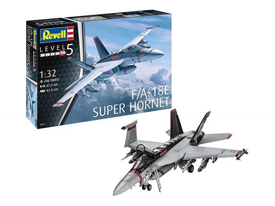 F/A-18E Super Hornet Fighter Plastic Kit 1:32 Model Rv04994