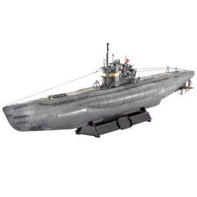 U-Boat German Submarine Type VII C/41 Atlantic Version Sottomarino Plastic Kit 1:144 Model RV05100