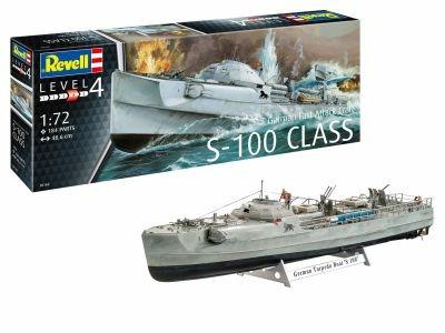 German Fast Attack Craft S-100 Ship Plastic Kit 1:72 Model Rv05162 - 3