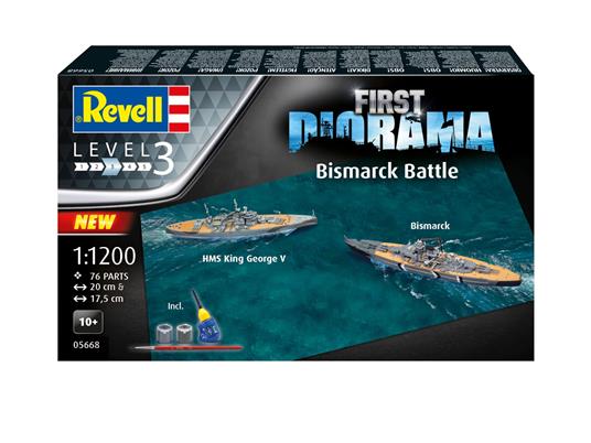 Revell: First Diorama Set - Bismarck Battle