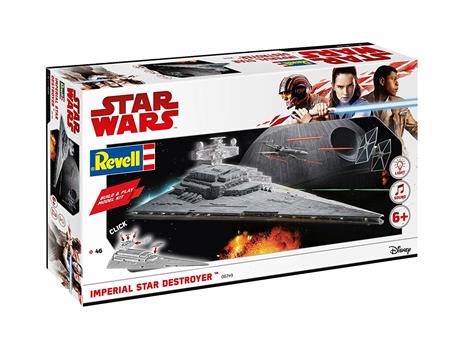 Star Wars Build & Play Model Kit with Sound & Light Up 1/4000 Imperial Star Destroyer - 15