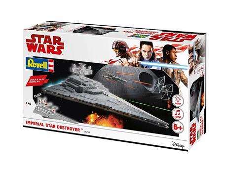 Star Wars Build & Play Model Kit with Sound & Light Up 1/4000 Imperial Star Destroyer - 16