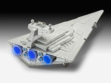 Star Wars Build & Play Model Kit with Sound & Light Up 1/4000 Imperial Star Destroyer - 6