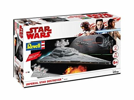 Star Wars Build & Play Model Kit with Sound & Light Up 1/4000 Imperial Star Destroyer - 8