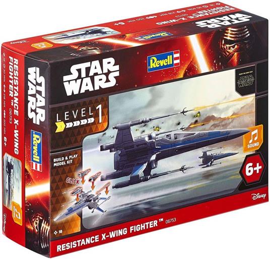 Modellino 1/78 Build & Play X-Wing Fighter Revell - 8