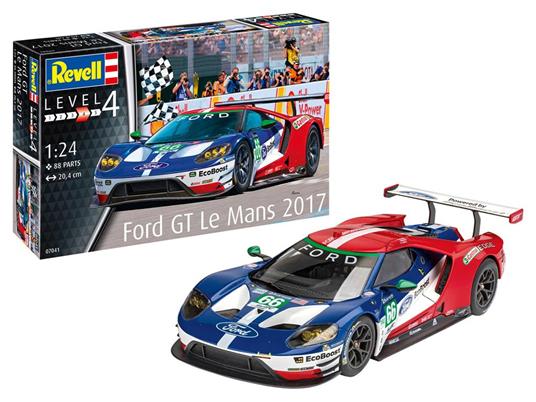 Ford Gt Le Mans Plastic Kit 1:24 Model Rv07041