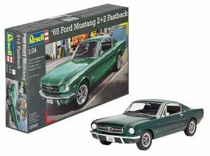 Ford Mustang 2+2 Fastback 1965 Plastic Kit 1:24 Model Rv7065 - 8