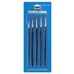 Pennelli in Fibra Sintetica: Set da 5