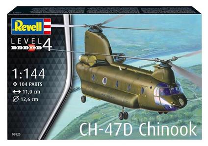 Revell: Model Set Ch-47D Chinook Revell: Schaal 1:144 (63825)