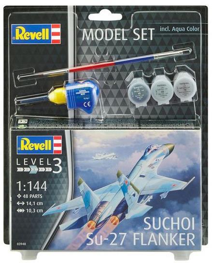 Model Set Sukhoi Su-27 Flanker 1:144