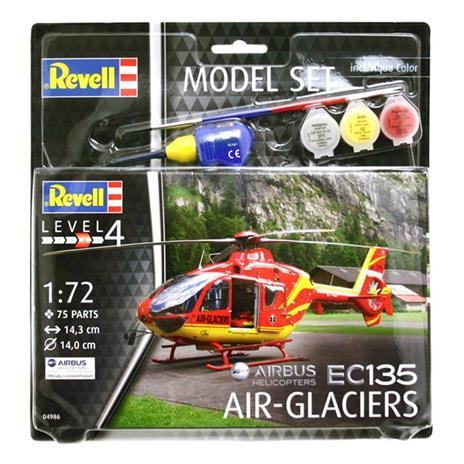 Modellino Elicottero Model-Set Ec135 Air Glaciers