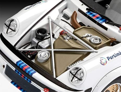 Revell- Model Set Porsche 934 RSR Martin Kit di Modelli in plastica con Adesivo, Colori primari e Pennello, Multicolore, 1/100, 67685 - 3