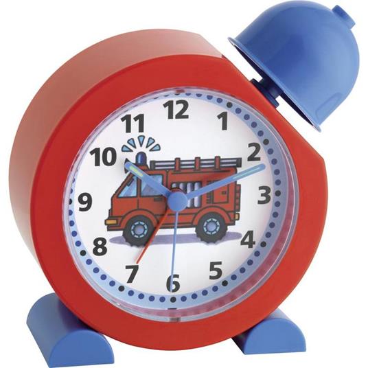 Sveglia per bambini Sveglia al quarzo vigili del fuoco TFA