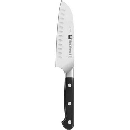 COLTELLO SANTOKU ALVEOLATO Pro 14cm Acciaio inox