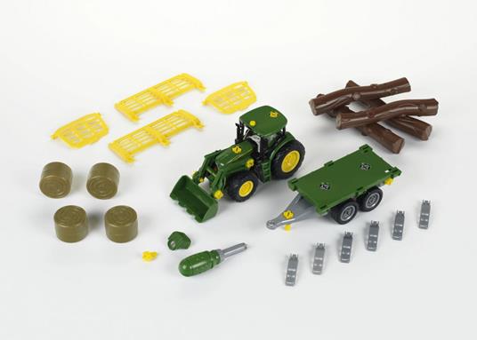 John Deere. Trattore Con Carro Per Il Legno E Il Fieno - 4