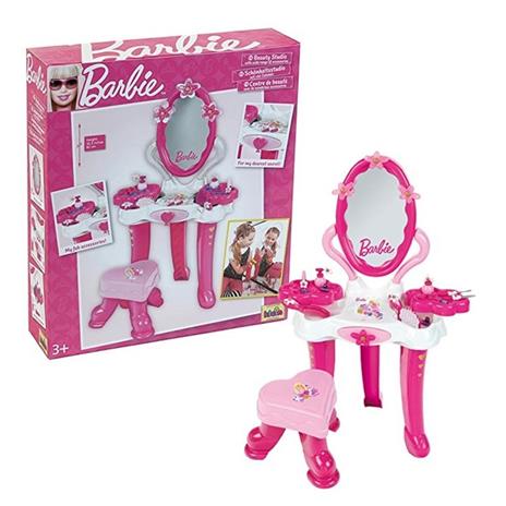 Specchiera Barbie Tavolino Beauty Con Accessori E Sgabello  5769