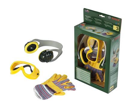 Bosch. Set Accessori Guanti, Occhiali, Paraorecchie - 4