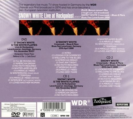 Live at Rockpalast - CD Audio + DVD di Snowy White - 2