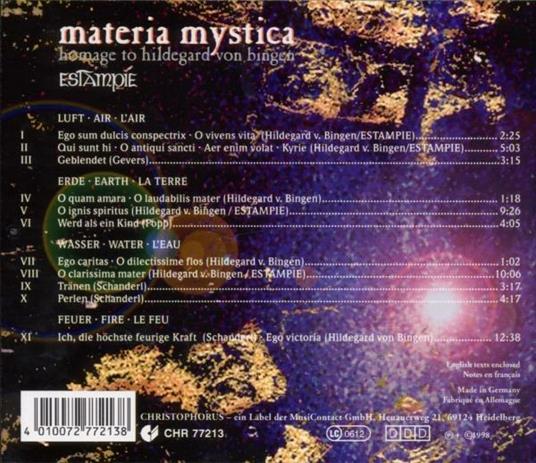 Materia Mystica - CD Audio di Estampie - 2