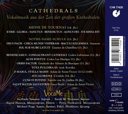 Cathedrals - CD Audio di Vocame - 2