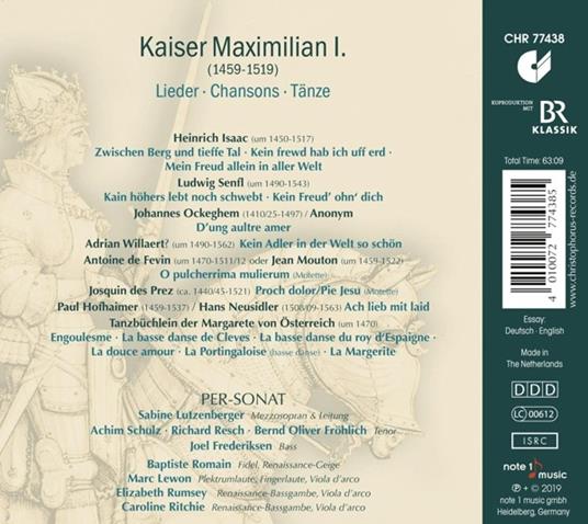 Lieder & Chansons & Tanze - CD Audio - 2