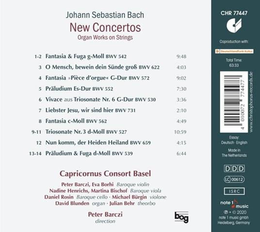 New Concertos - CD Audio di Johann Sebastian Bach - 2