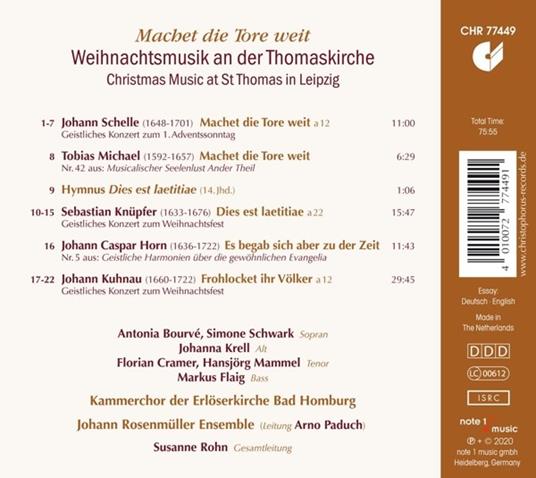 Machet Die Tore Weit - CD Audio di Johann Rosenmuller Ensemble - 2