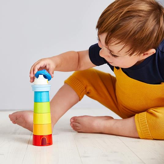 Haba 300170 - Faro In Legno Impilabile - 4