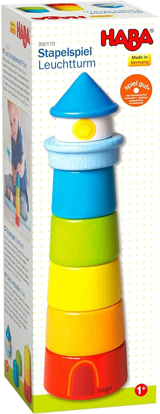 Haba 300170 - Faro In Legno Impilabile - 6
