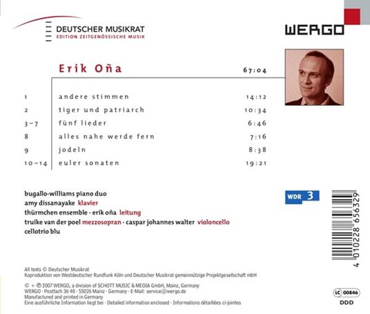 Ona. Andere Stimmen - CD Audio - 2