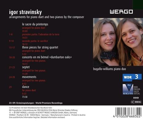 Stravinsky in Black & Whi - CD Audio di Igor Stravinsky - 2
