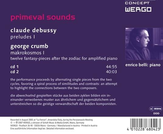 Primeval Sounds - CD Audio - 2