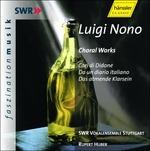 Musica corale - CD Audio di Luigi Nono