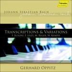 Trascrizioni - Variazioni - CD Audio di Johann Sebastian Bach,Gerhard Oppitz
