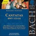 Cantate BWV112, BWV113, BWV114 - CD Audio di Johann Sebastian Bach,Bach Ensemble,Helmuth Rilling
