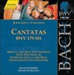 Cantate BWV179, BWV180, BWV181 - CD Audio di Johann Sebastian Bach,Bach Ensemble,Helmuth Rilling