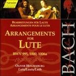 Arrangements For Lute - CD Audio di Johann Sebastian Bach