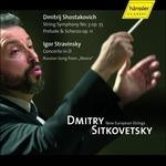 Sinfonia per archi - Preludio e scherzo op.11 / Concerto in Re - CD Audio di Dmitri Shostakovich,Igor Stravinsky,Dmitry Sitkovetsky