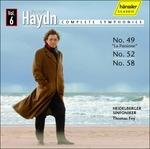 Sinfonie n.52, n.49, n.58 - CD Audio di Franz Joseph Haydn,Thomas Fey