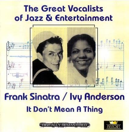 It Don't Mean a Thing. The Great Vocalist - CD Audio di Frank Sinatra