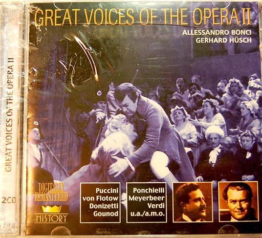 Great Voices Of The Opera - CD Audio