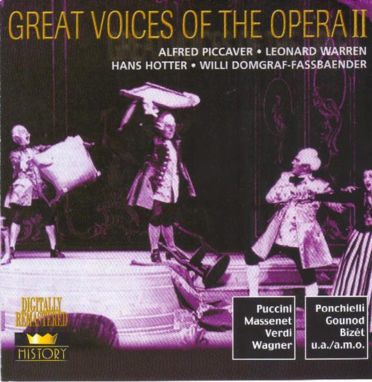 Great Voices Of The Opera II (2 CD) - CD Audio