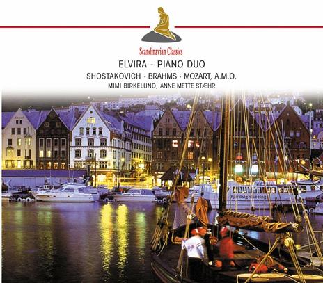 Piano Duo - CD Audio di Johannes Brahms,Wolfgang Amadeus Mozart,Dmitri Shostakovich,Elvira