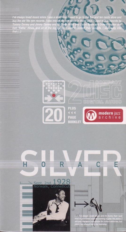 Modern Jazz Archive - CD Audio di Horace Silver