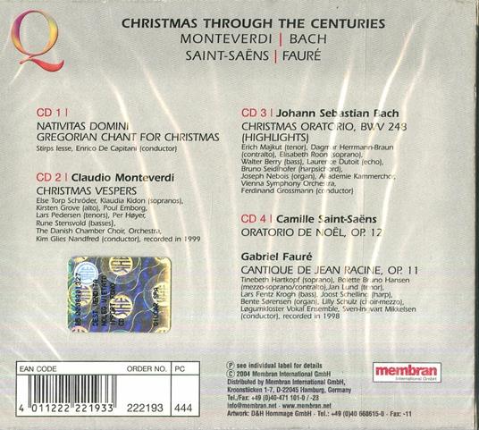 Christmas Through the Centuries - CD Audio - 2