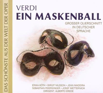 Un Ballo in Maschera - CD Audio di Giuseppe Verdi