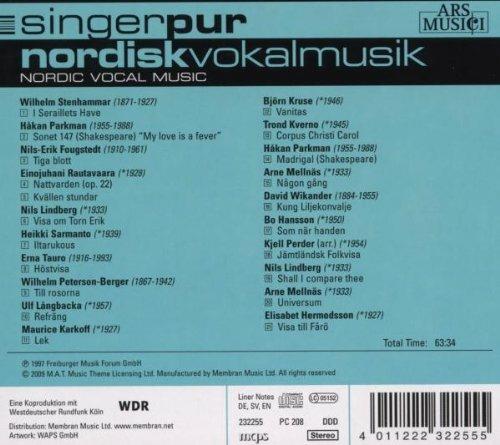 Nordic Vocal Music - CD Audio - 2