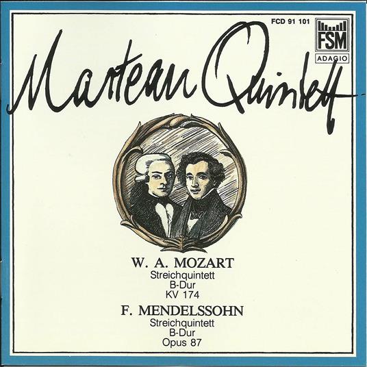 Quintetto per Archi n.1 K174 in Si - CD Audio di Wolfgang Amadeus Mozart