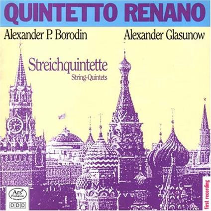 Borodin: Quintetto FA, Minuetto- Glazunov: Quintetto Op.39 / Quintetto Renano CD - CD Audio